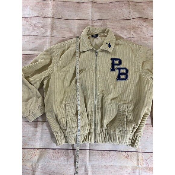 Playboy X Pacsun Collabs Men's Embroidered Varsity Full Zip Jacket - XS/S - Picture 6 of 13